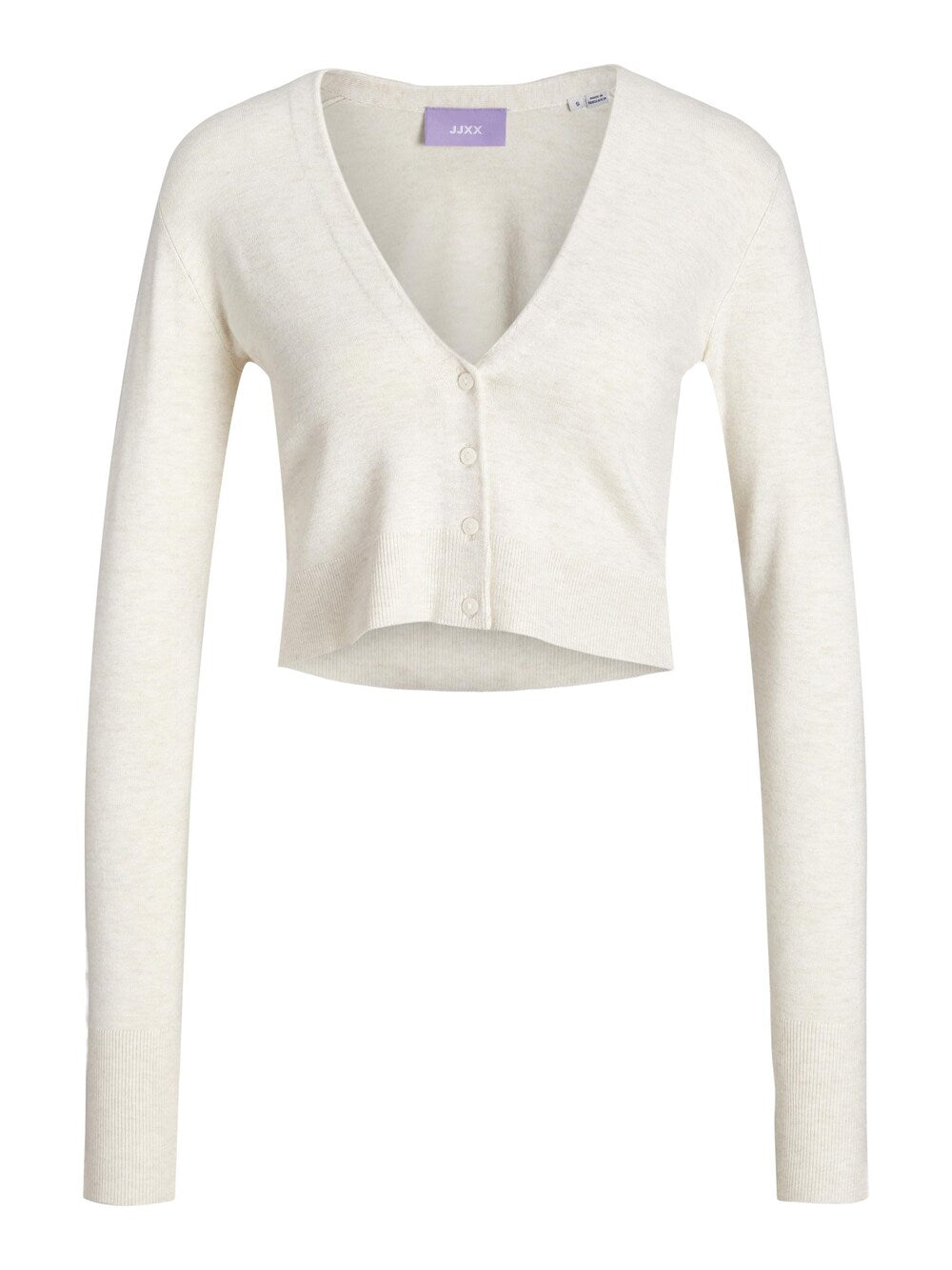 Knitted cardigan Jjxx Isabel, from white