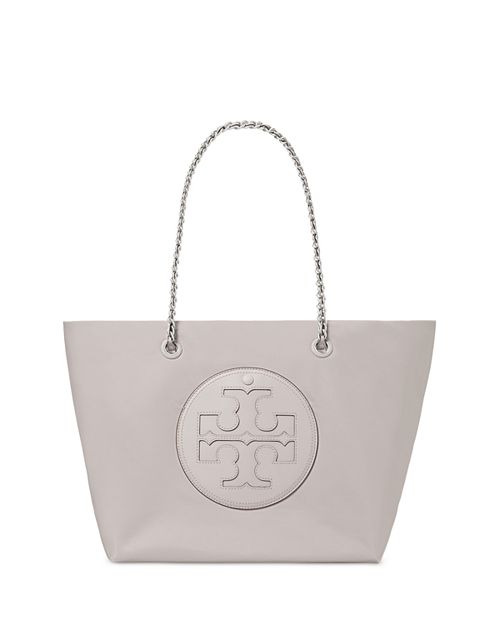 Ella tote bag with Tory Burch chain, Gray