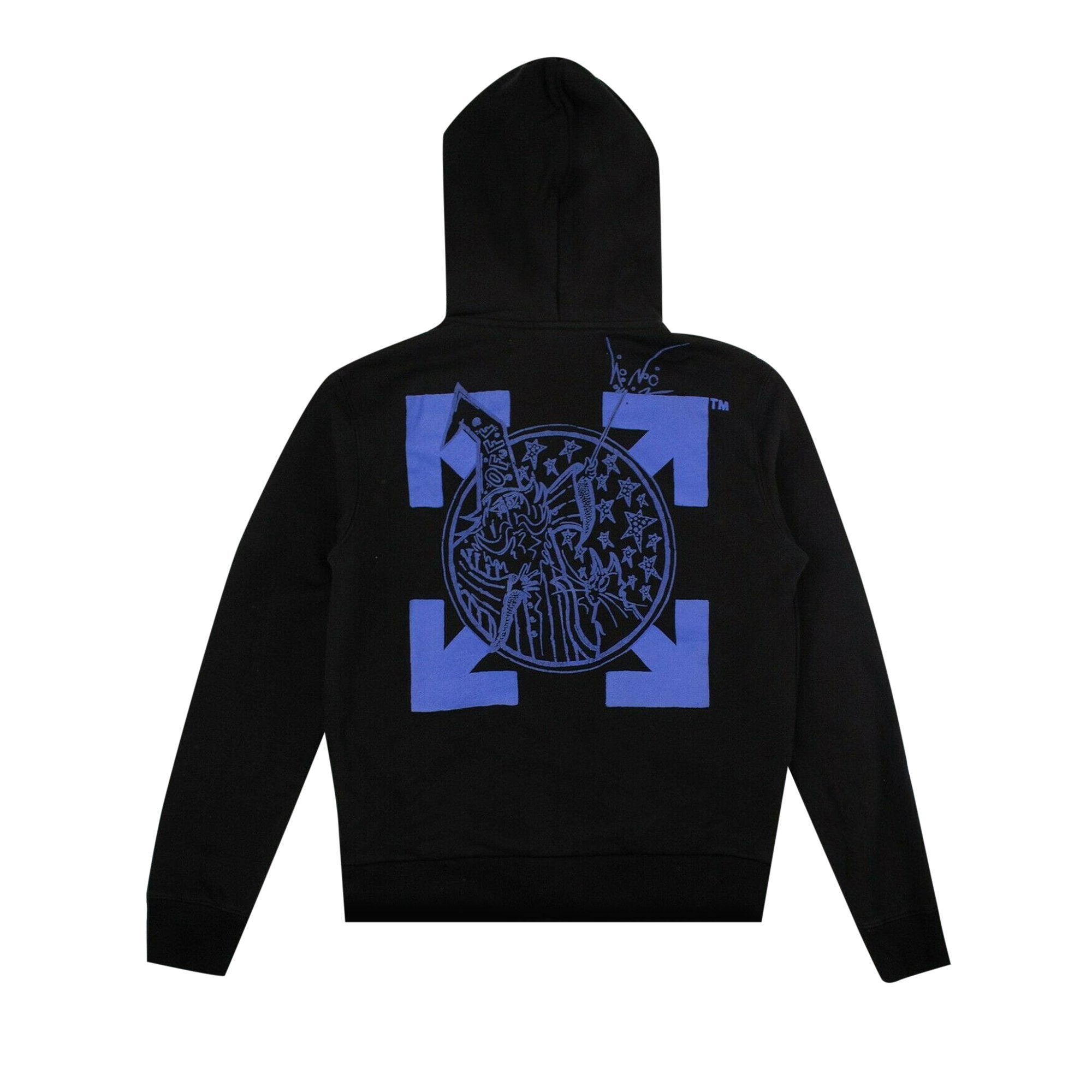 Off-White Graphic Logo Hoodie, Black