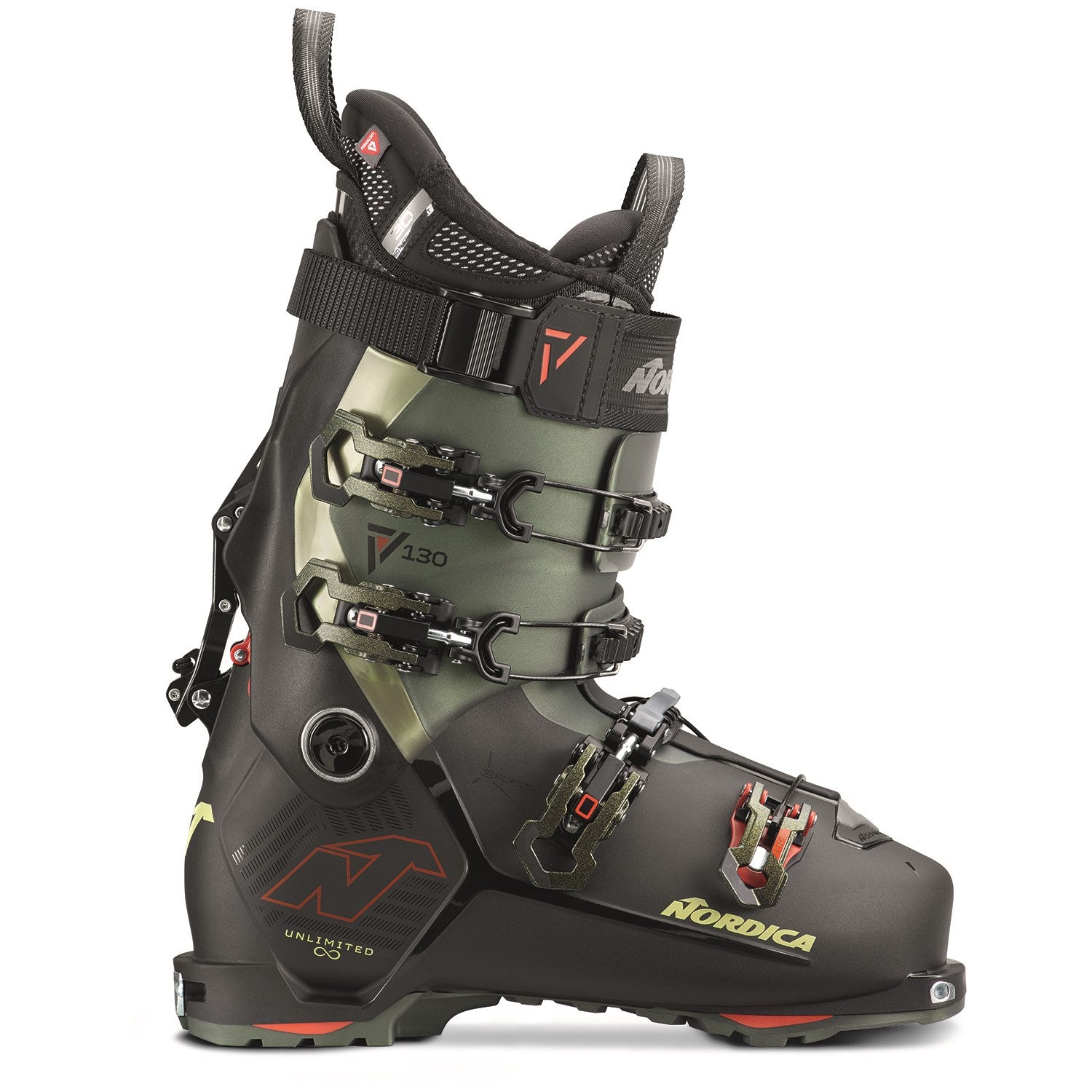 Ski boots Nordica Unlimited 130 DYN 2024, black