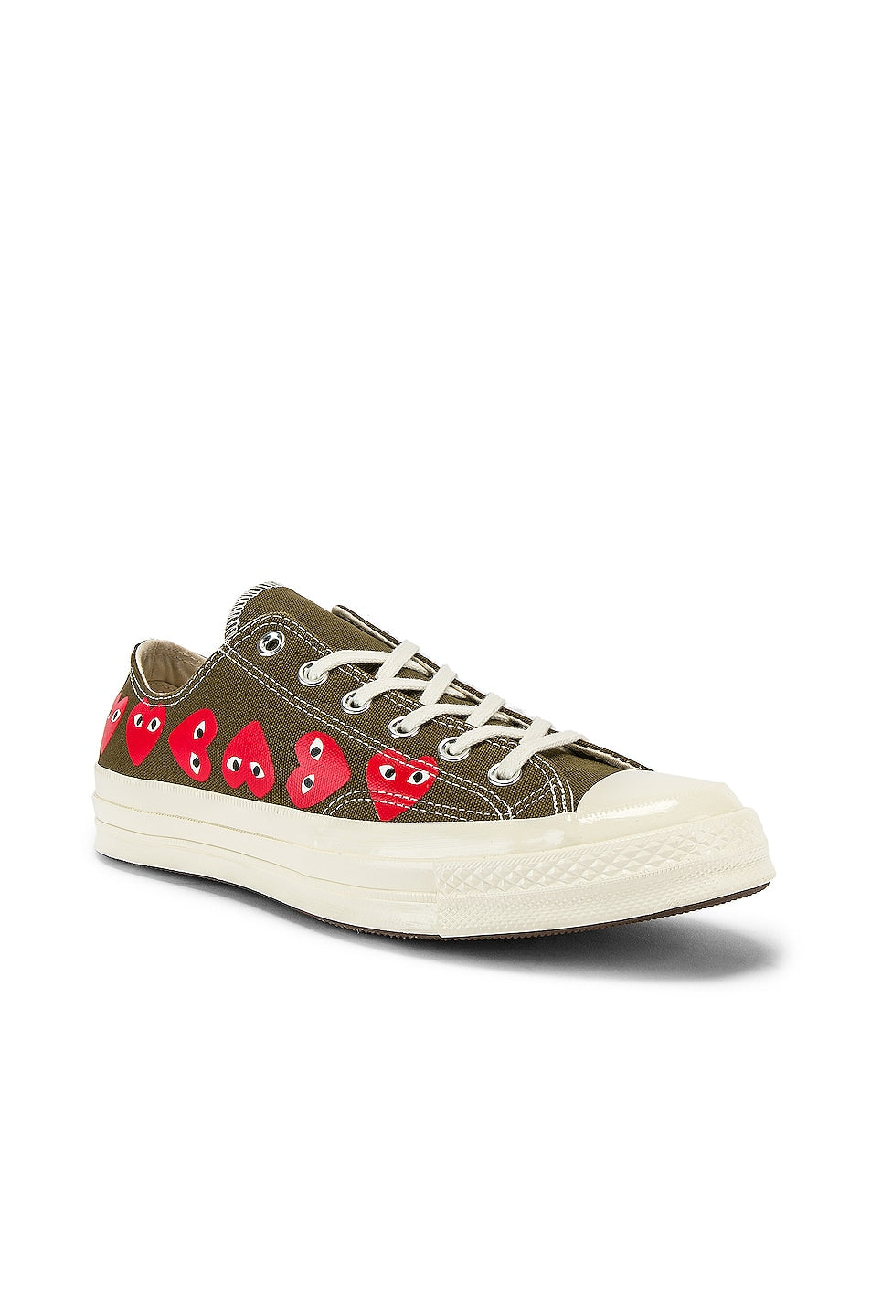 Comme des Garçons Emblem Low Top sneakers, khaki