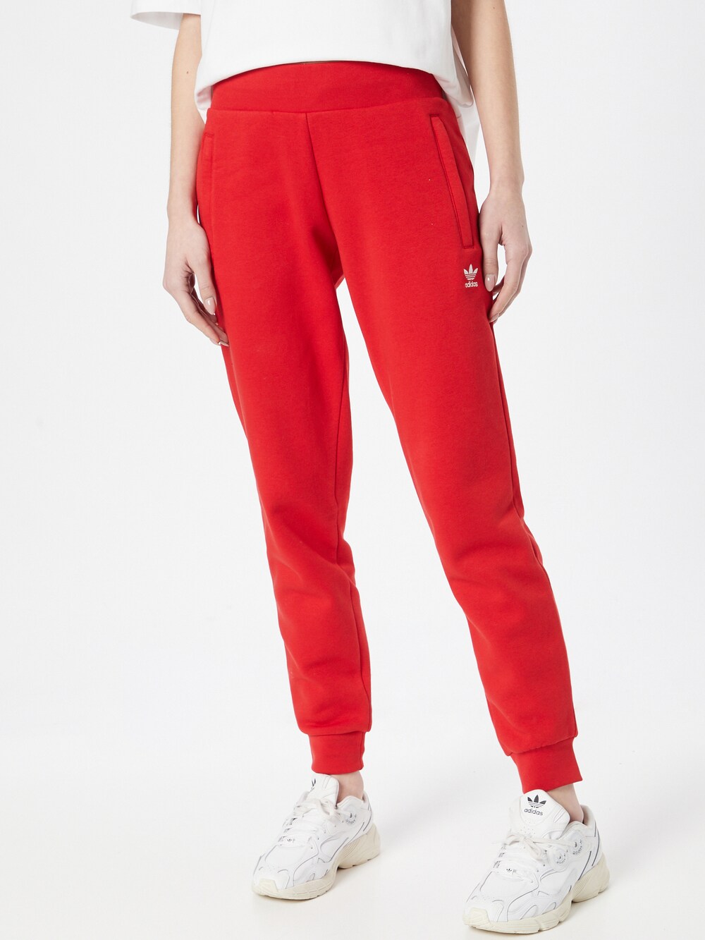 Adidas Adicolor Essentials Tapered Pants, Red