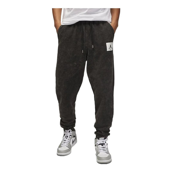 Air Jordan Rope Joggers Men's Black Pants, black