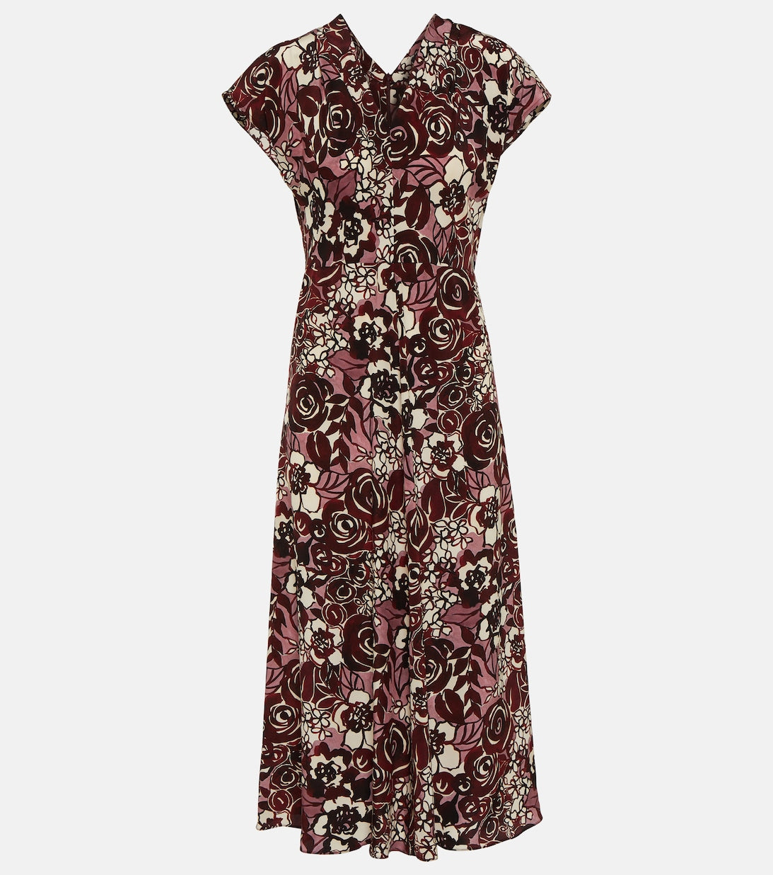 Affetto floral print midi dress 'S MAX MARA, multicolor