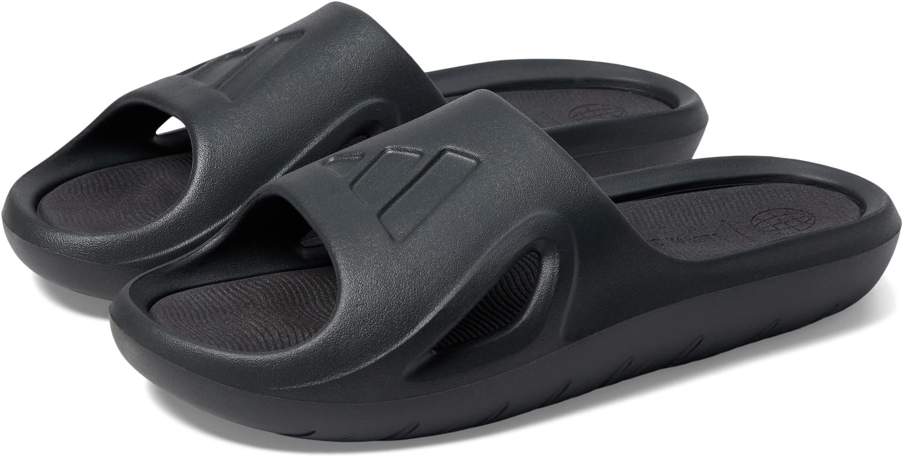 حذاء adidas Adicane Slides باللون الكربوني/الكربوني/الأسود