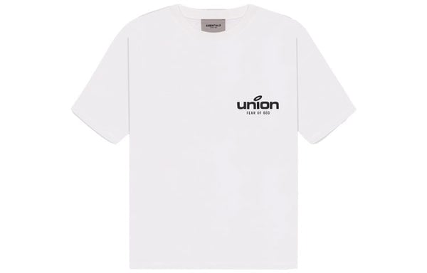 تي شيرت Fear of God Essentials FW21 Vintage Tee x Union LA 'White'، باللون الأبيض