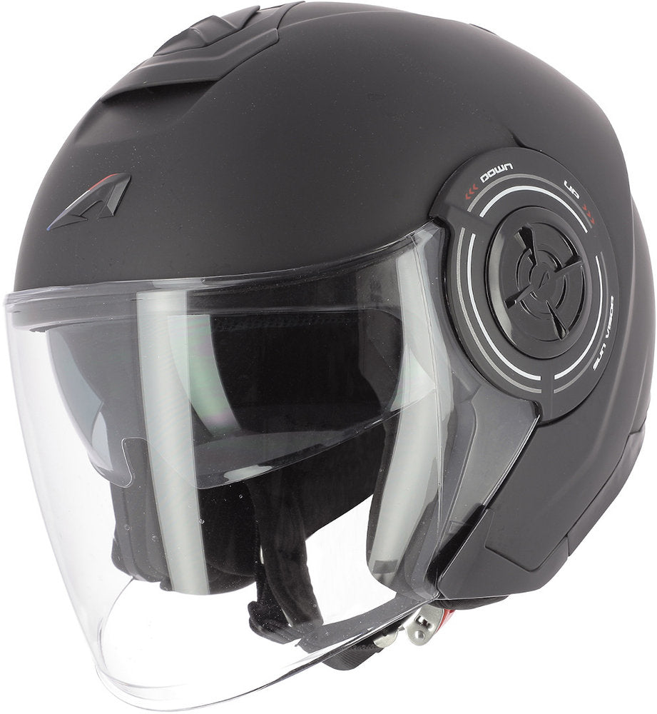 Aviator Jet Helmet Astone, black matt