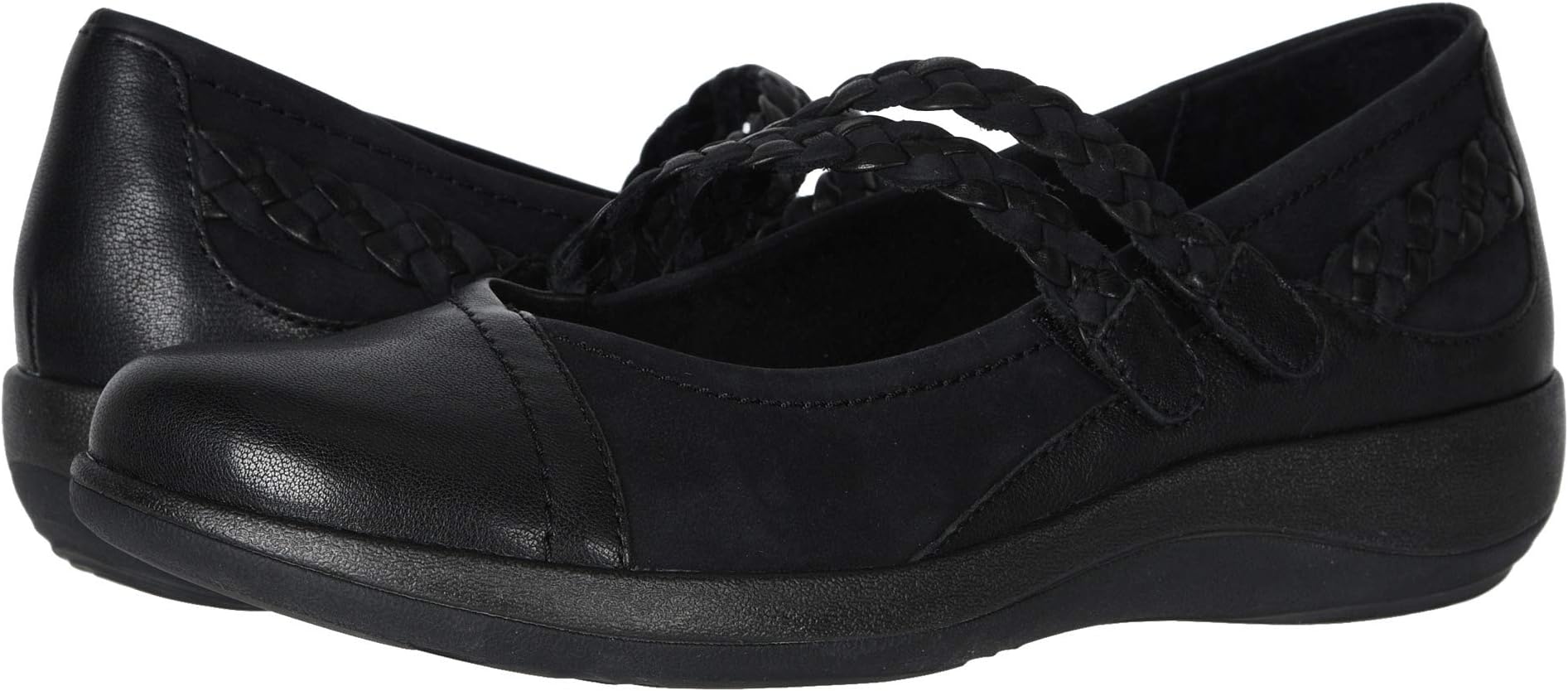 Annie Aetrex ballet flats, black