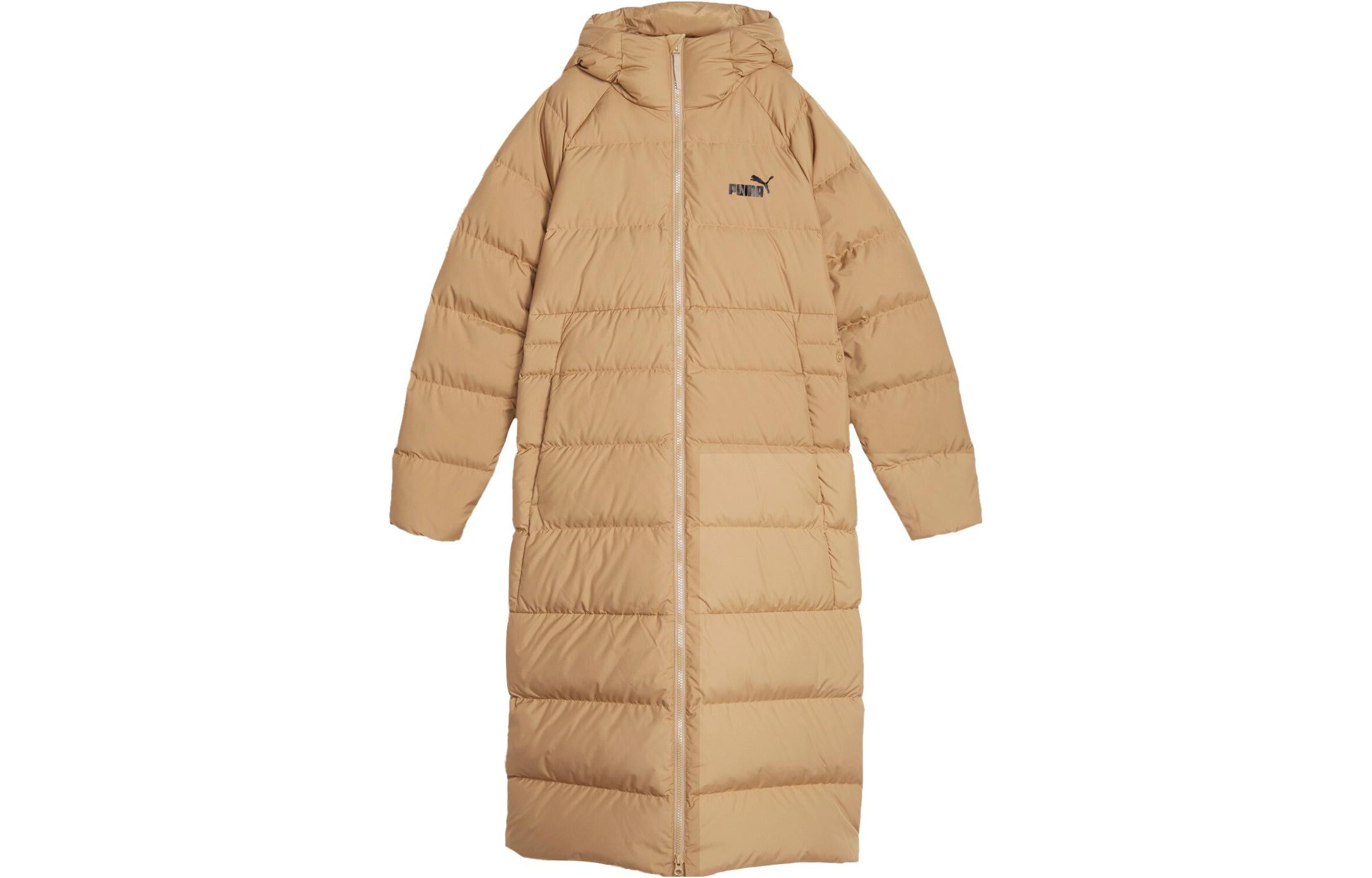 Women's dark brown down jacket Puma