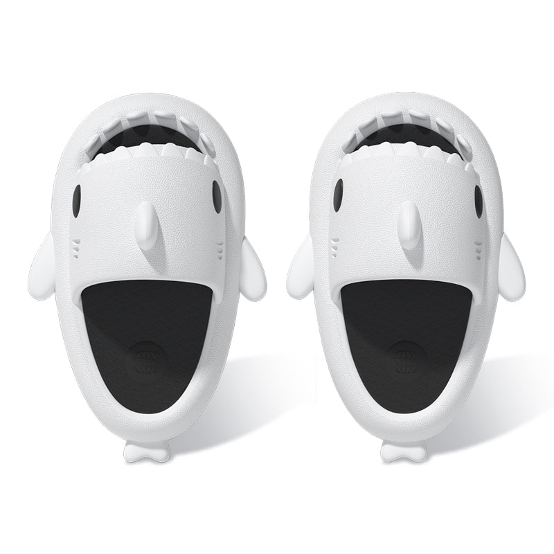 CHIKOKU Household Slippers, Small Zirconia White Black