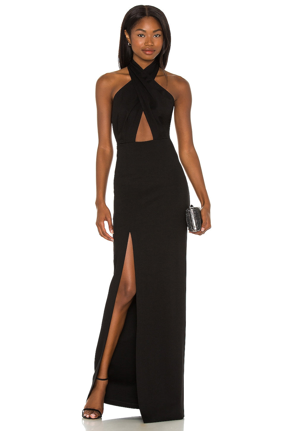 Amanda Uprichard X REVOLVE Zahara Gown Dress, Black