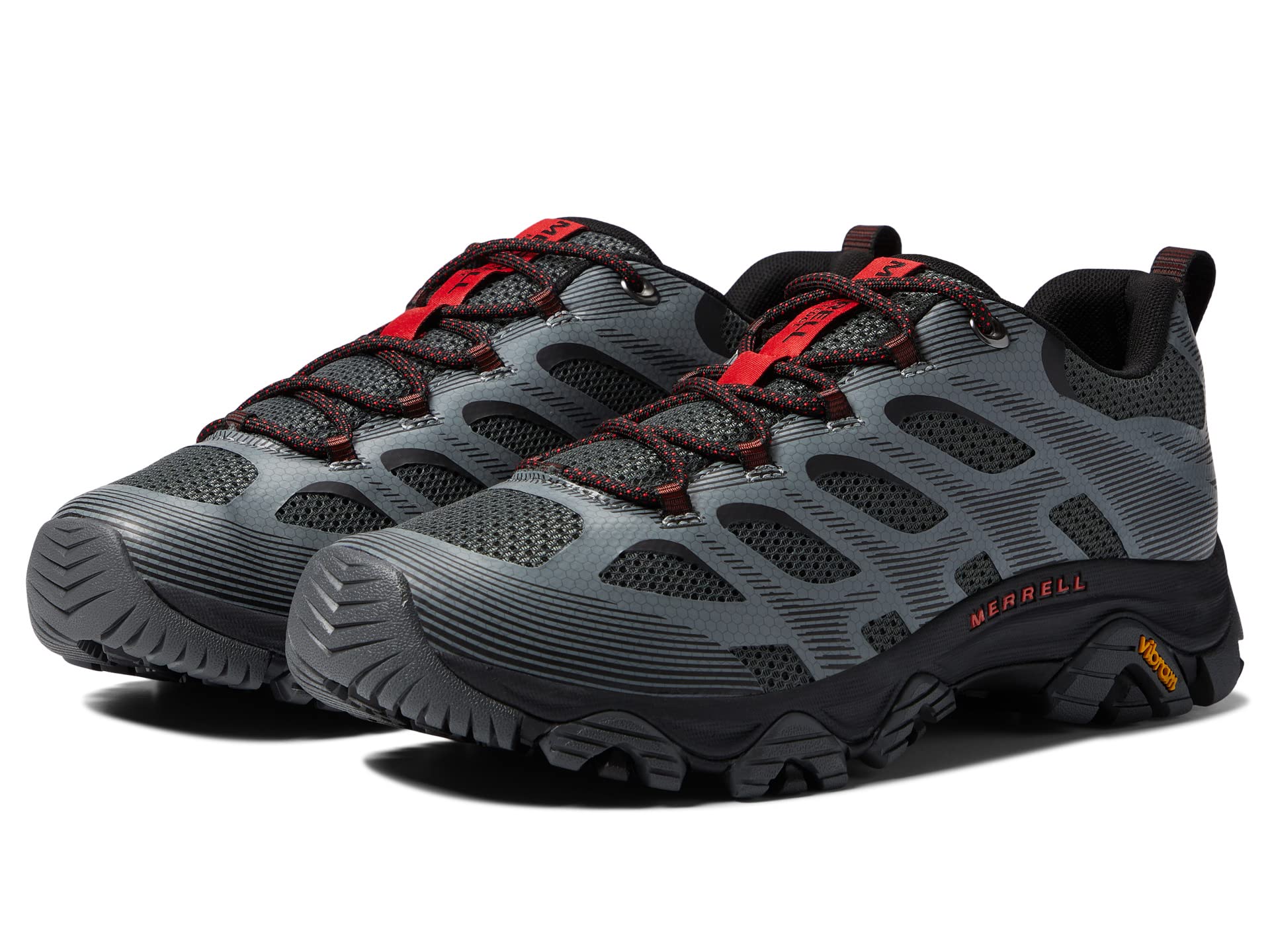 حذاء Merrell Moab 3 Edge للمشي لمسافات طويلة، باللون الرمادي