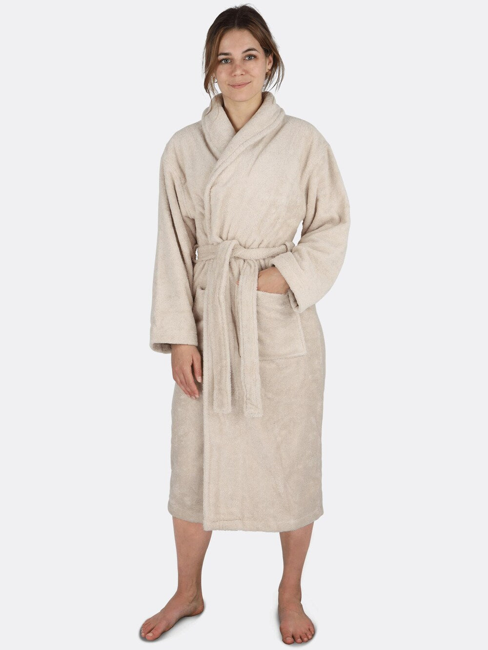 Normani long robe, beige