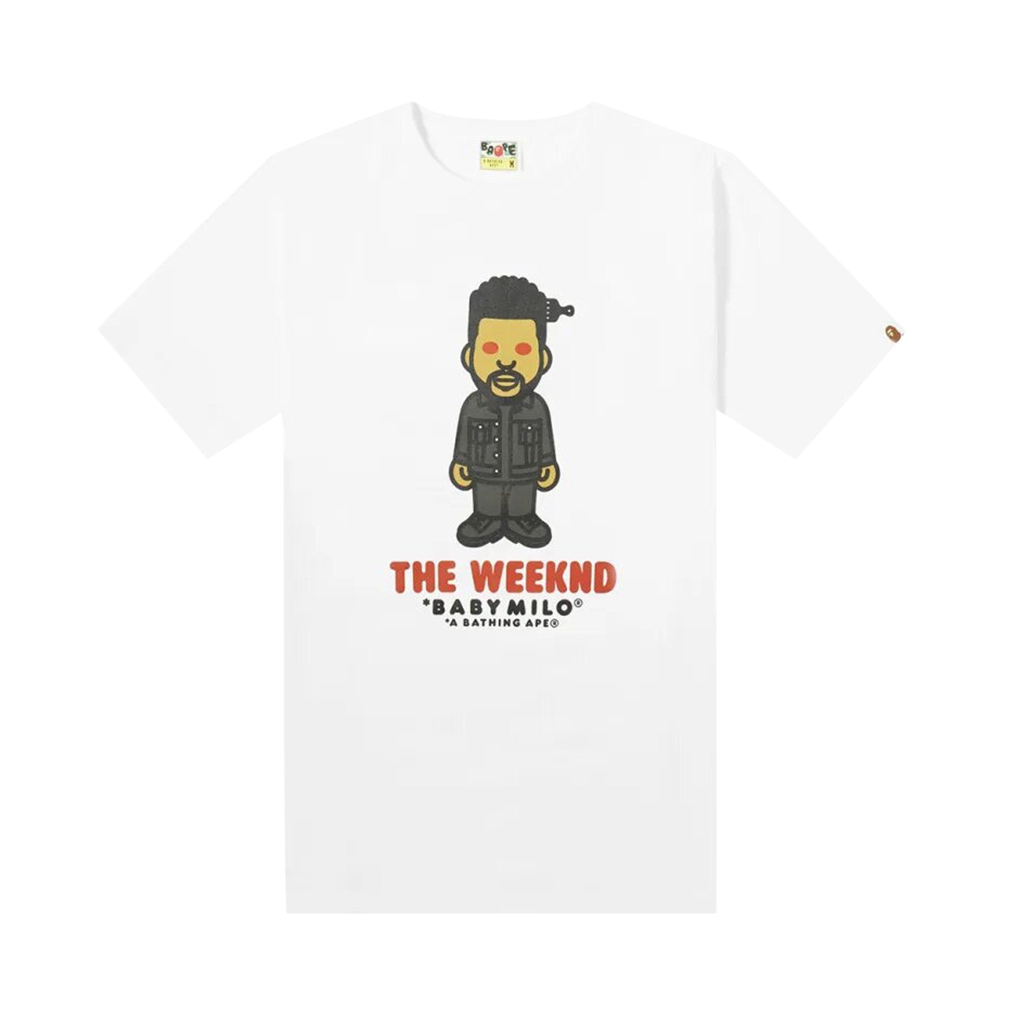 T-shirt Baby Milo BAPE x XO The Weeknd White