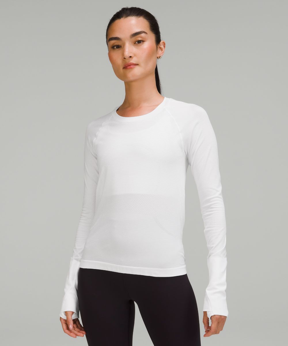 Swiftly Tech Long Sleeve 2.0 Lululemon Shirt, White