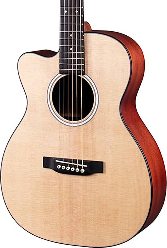 Acoustic guitar Martin 000CJr-10EL Left-Handed Acoustic-Electric Guitar, Natural w/ Gig Bag