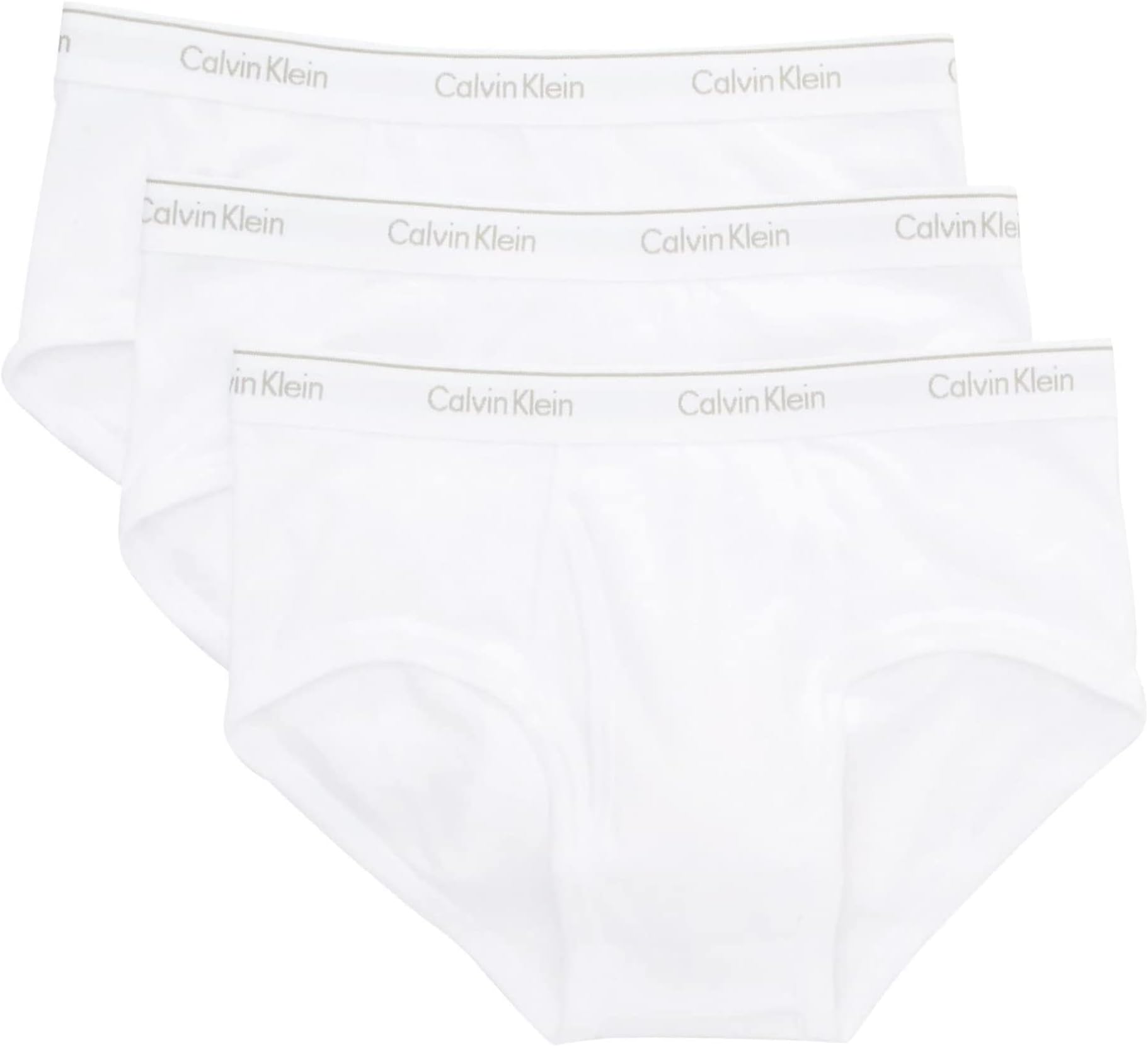 Classic cotton briefs (3 pcs.) Calvin Klein Underwear, white