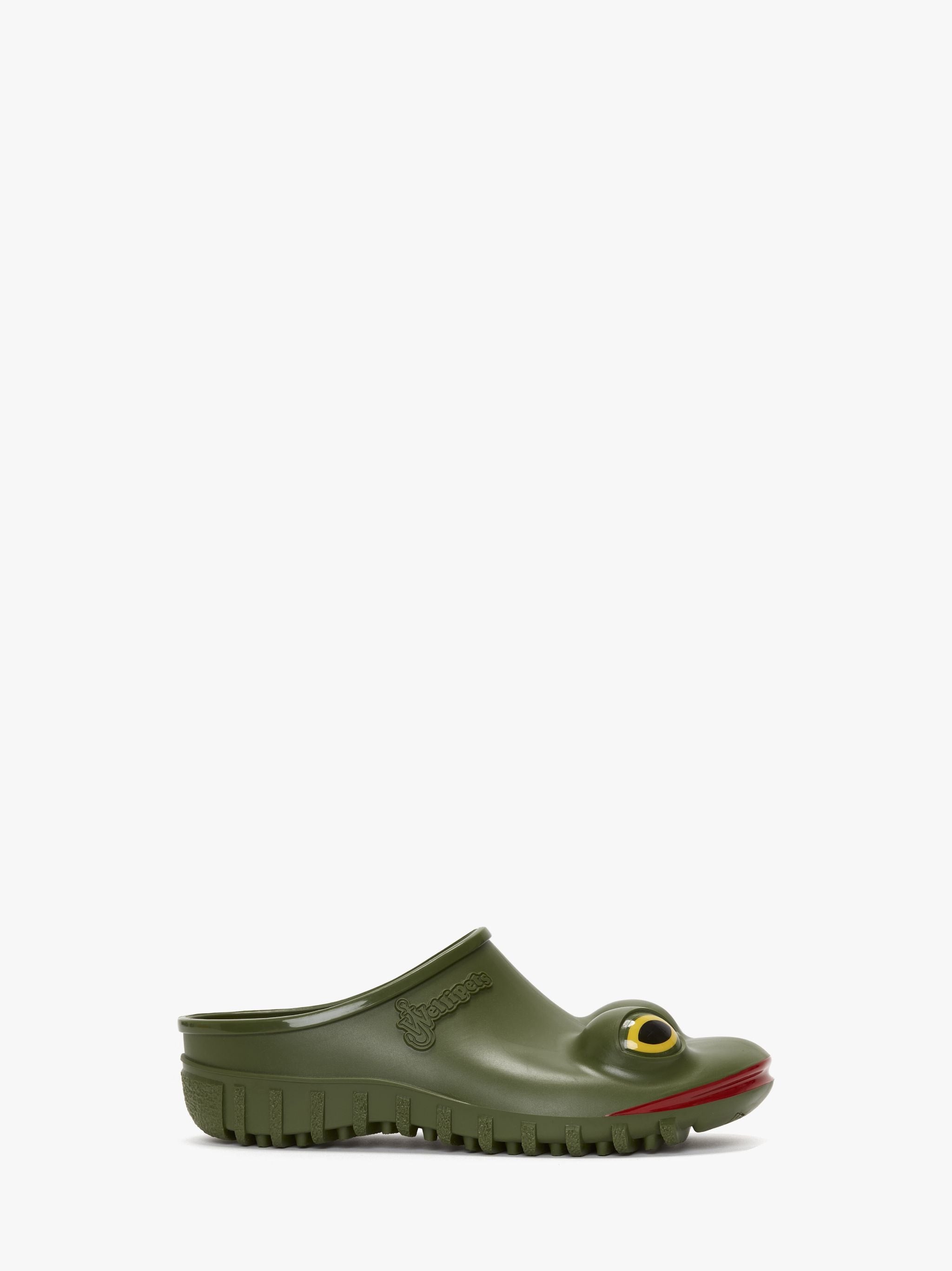 JW Anderson x Wellipets frog loafers, green