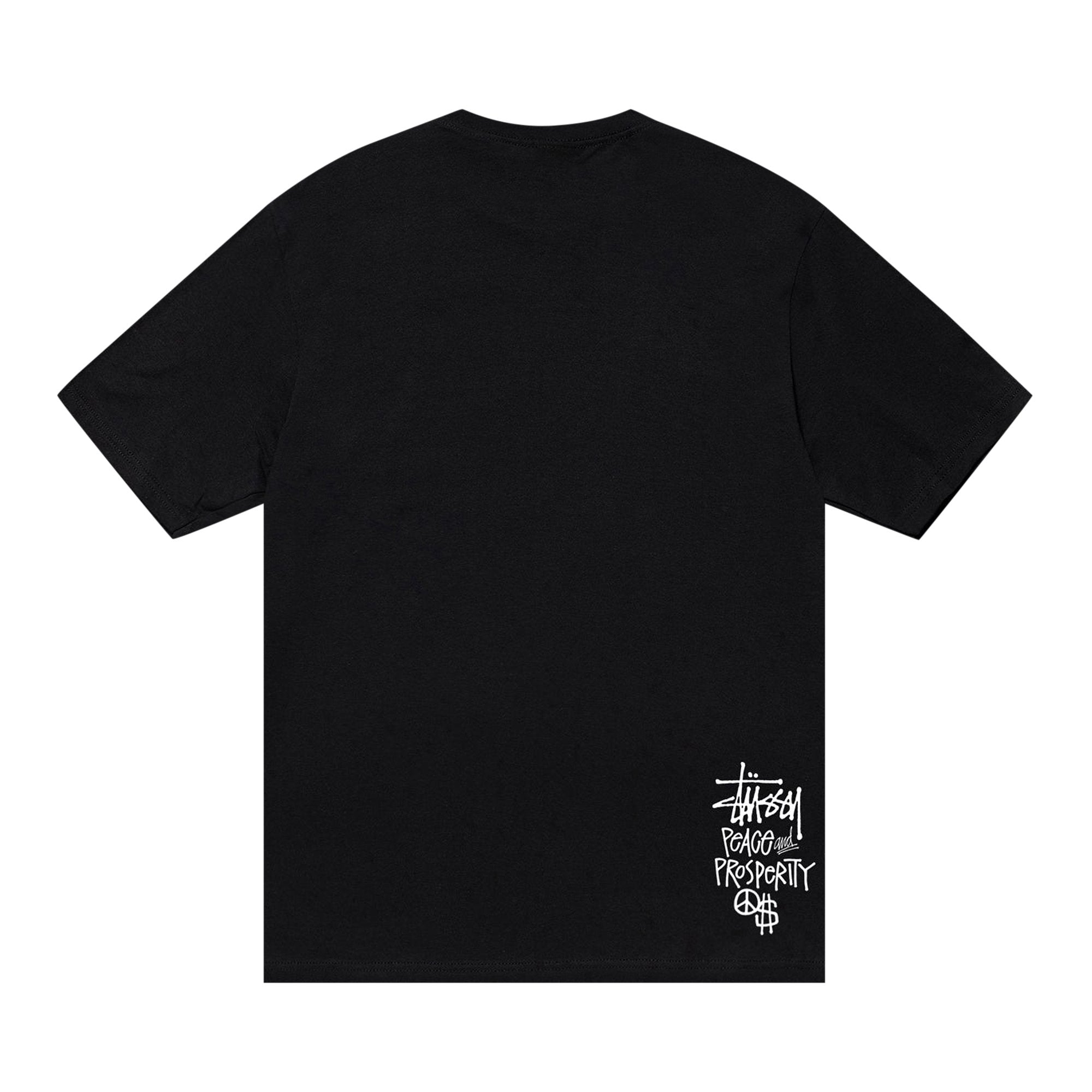 Stussy Peace & Prosperity T-shirt, black