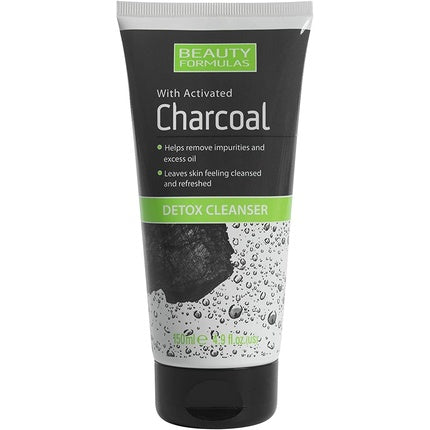 Detox cleanser with activated carbon, unscented, 150 ml, Beauty Formulas