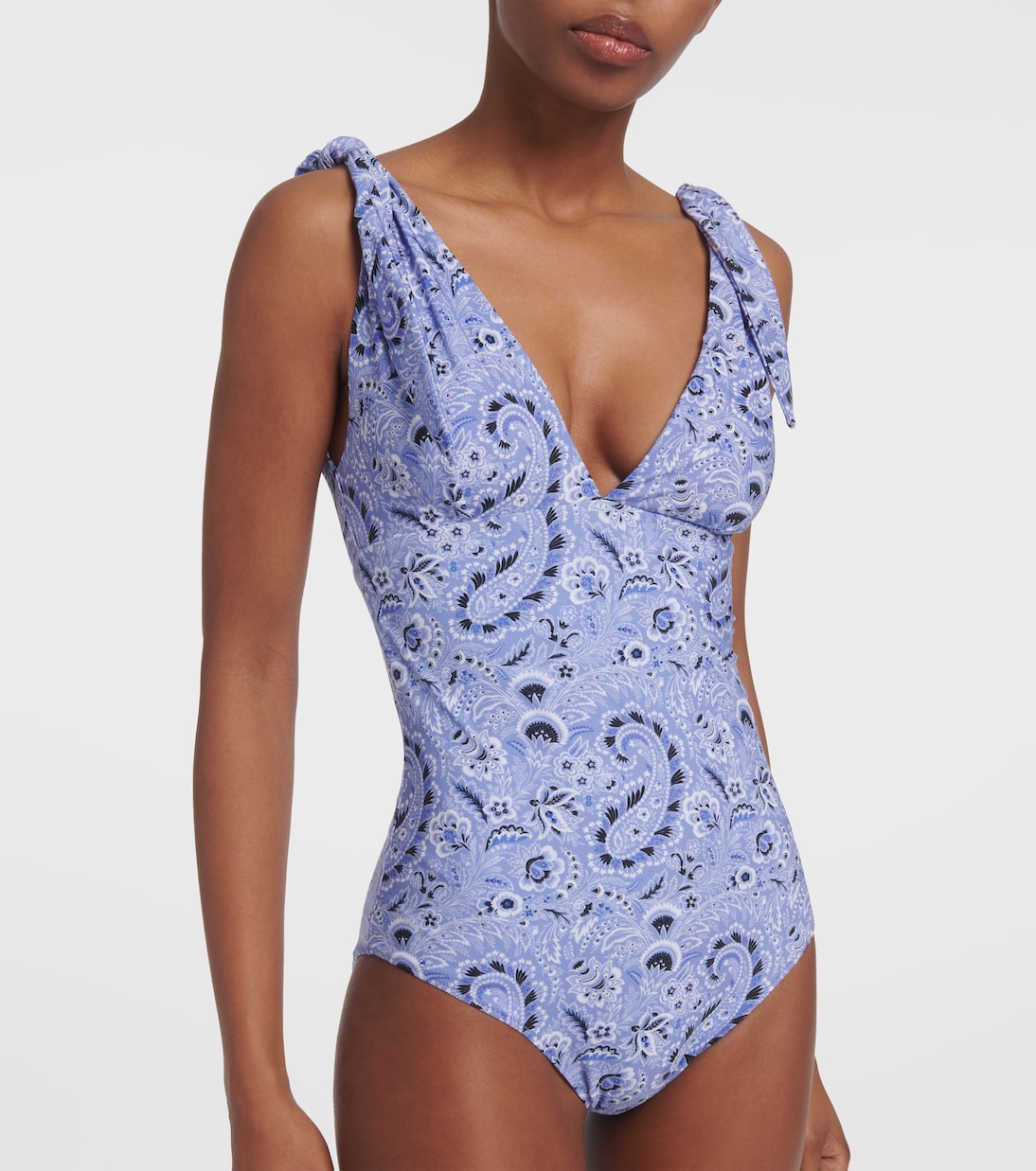 Etro paisley swimsuit, blue