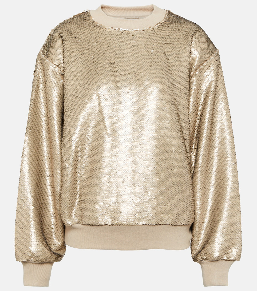 Metz sweatshirt with sequins THE FRANKIE SHOP, metallic