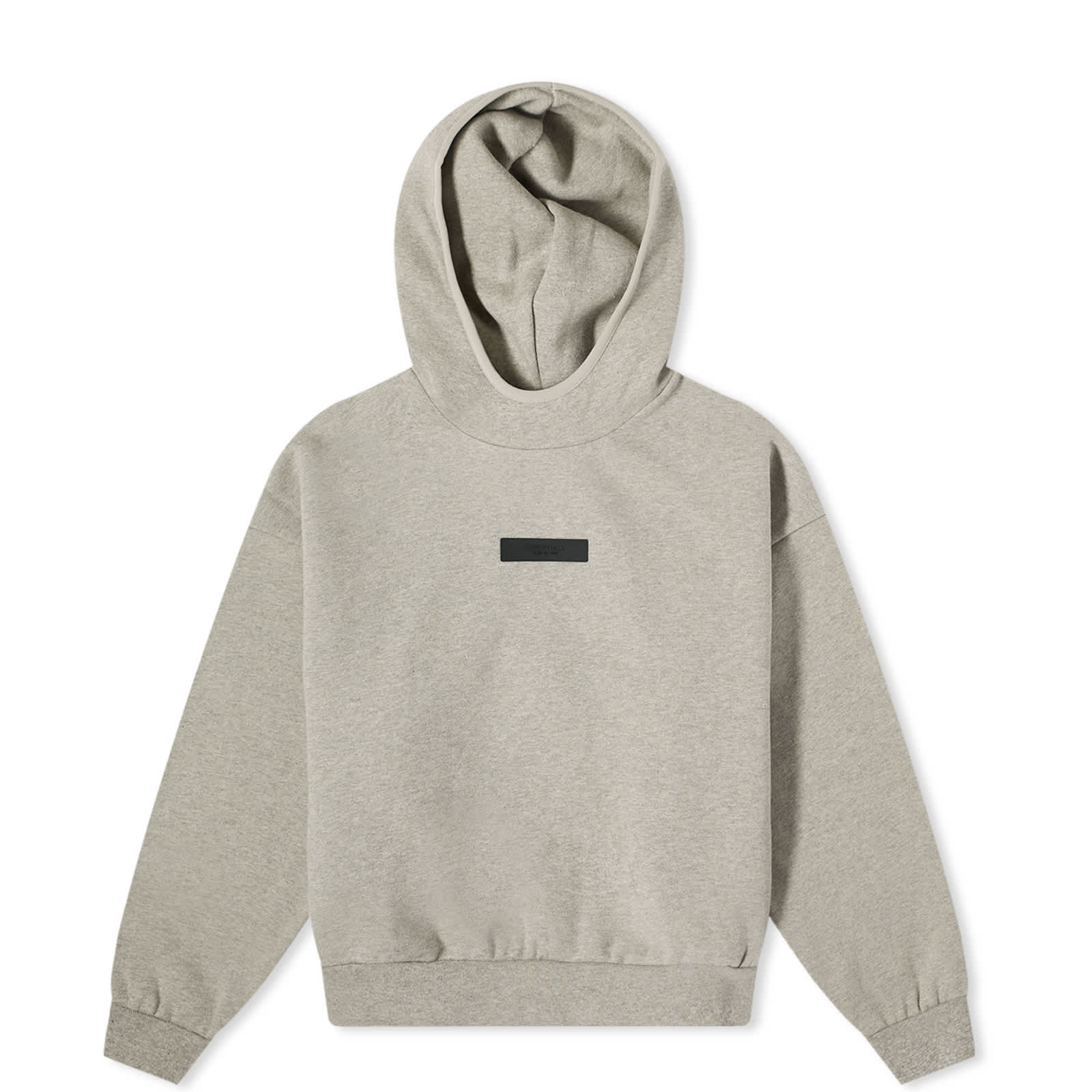 هودي Fear Of God Essentials Spring Kids Tab، بلون الشوفان الداكن