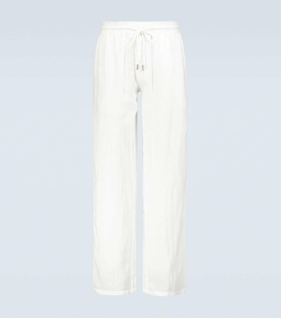 Vilebrequin linen drawstring trousers, white