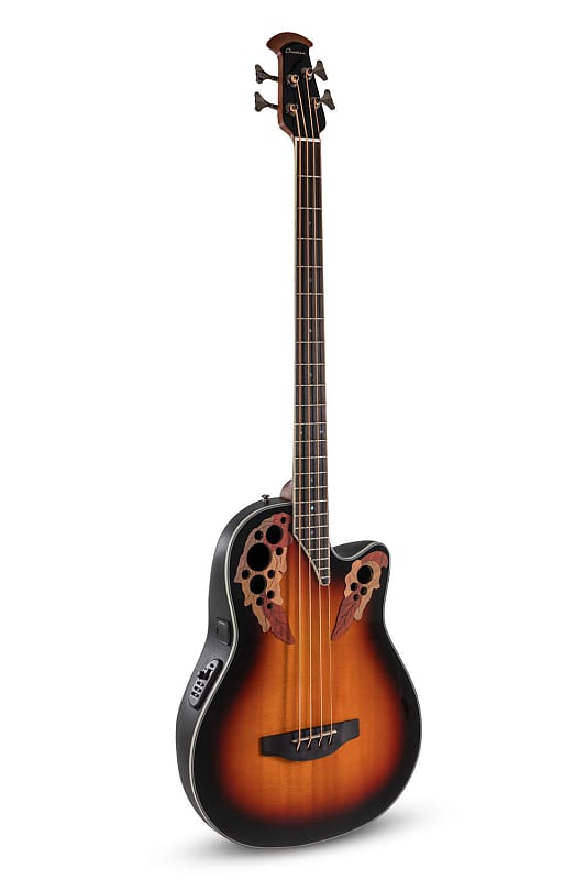 جيتار باس Ovation CEB44-1N Celebrity Elite Exotic Mid Depth Mahogany Neck 4-String Acoustic Bass Guitar