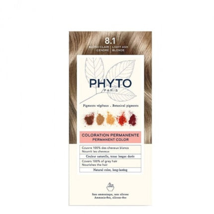 Permanent hair coloring Light Blonde 8.1, Phyto