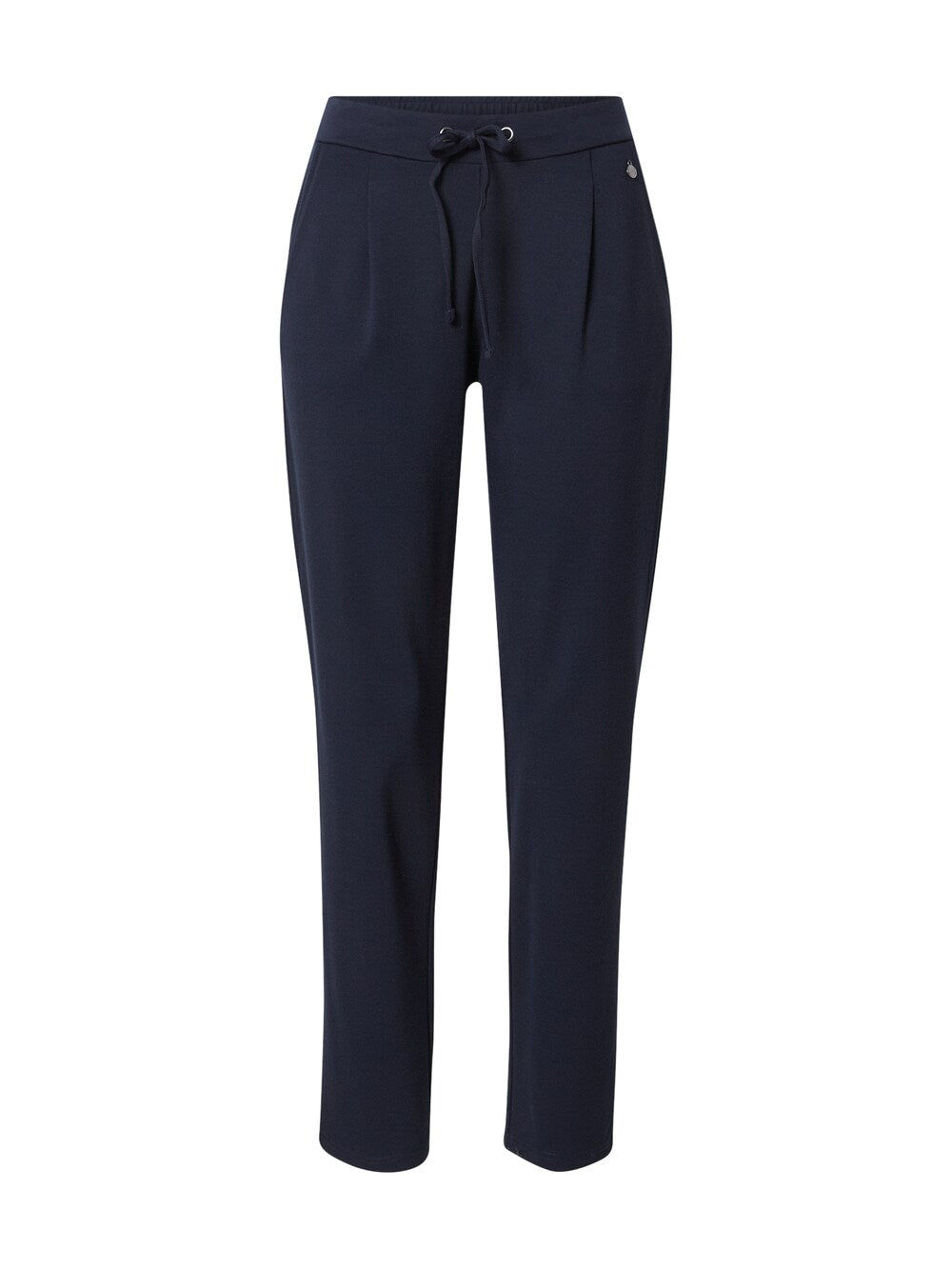 Fransa Regular Pleated Front Pants, Night Blue