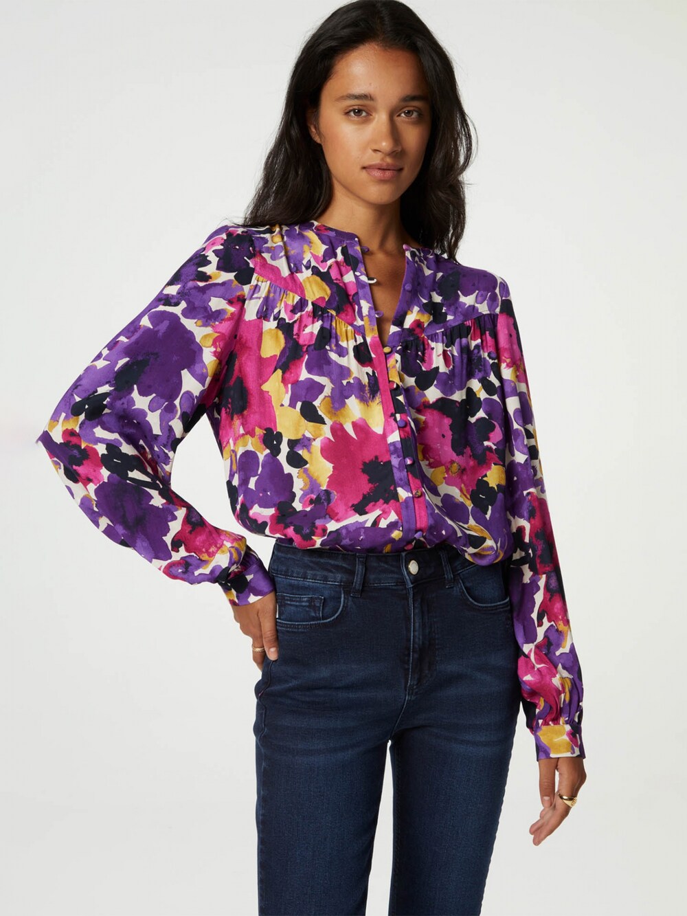 Blouse Fabienne Chapot Resa, purple