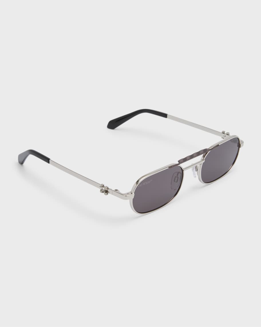 Off-White Baltimore Mixed Media Aviator Sunglasses