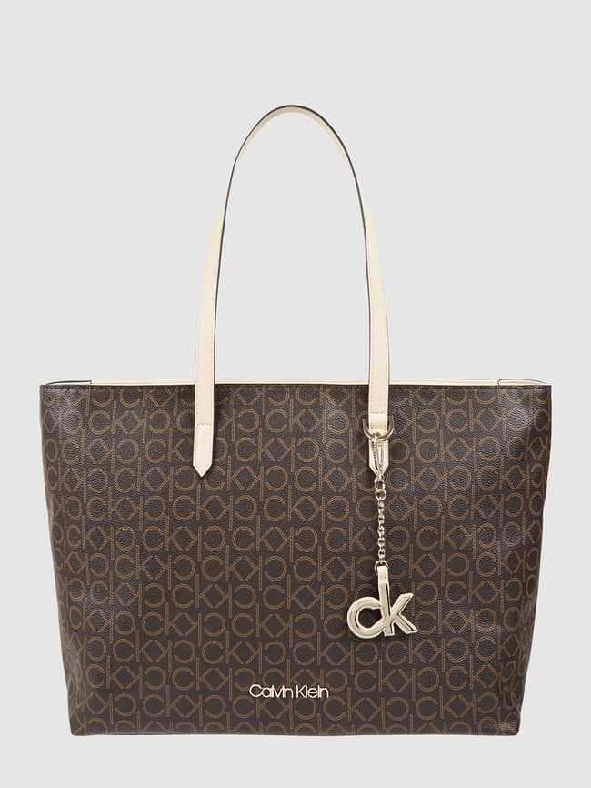 Calvin Klein logo shopper, brown