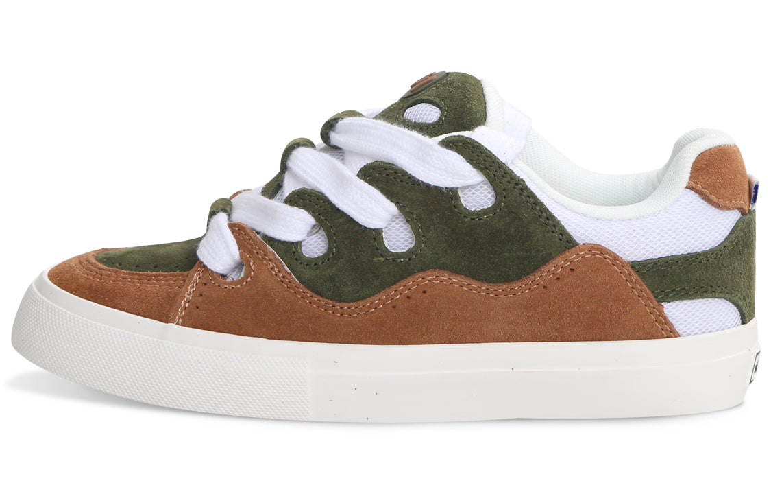 Ollieskate Bake Unisex Skateboarding Shoes Brown-Green