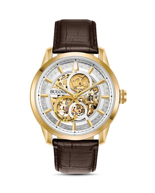 Sutton Skeleton Watch, 43mm Bulova, Multi