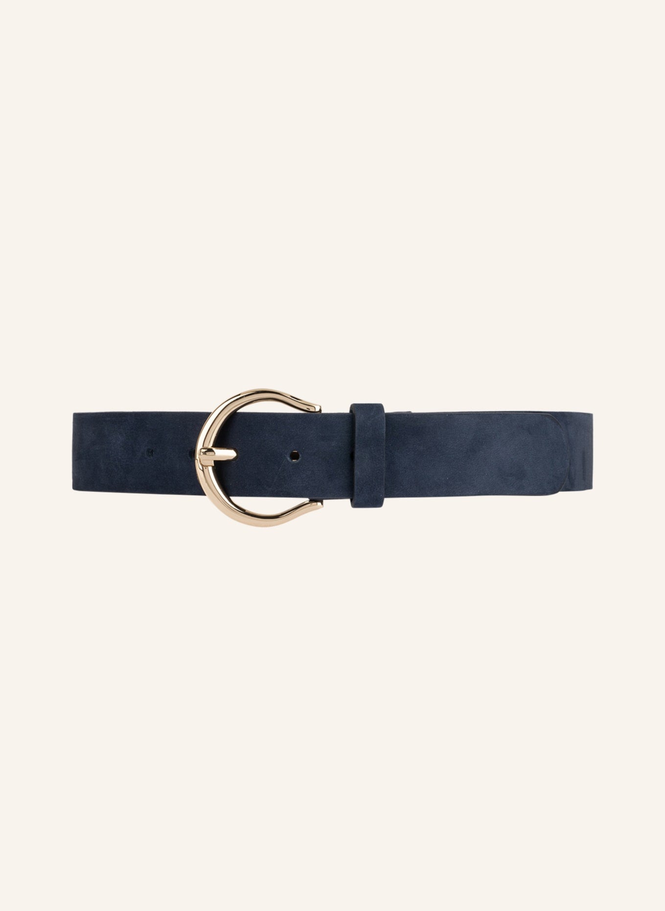 Condor leather belt, dark blue