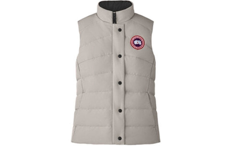 Women's Canada Goose vest, stone gray