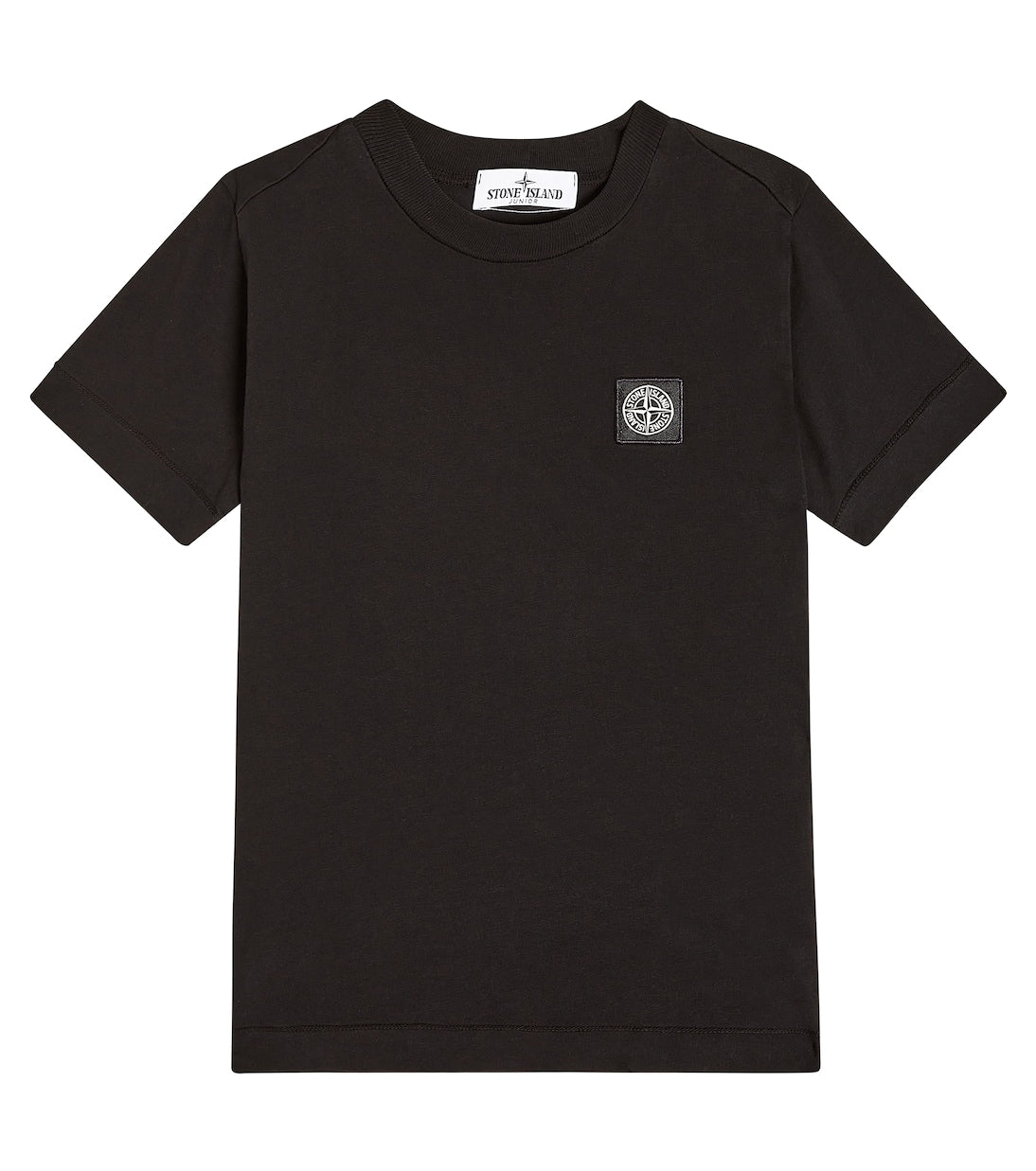 Stone Island Junior Cotton Jersey Compass T-Shirt, Black