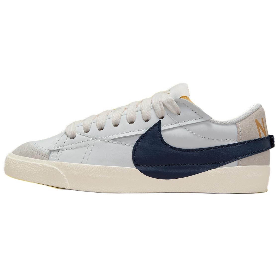 Nike Blazer Skateboarding Shoes Unisex Low-top Peak White/Black Obsidian Color/Sail White/Metallic Color/Phantom Gray White, white