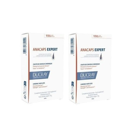 Anacaps Expert for chronic hair loss, 30 capsules, pack of 2, Ducray