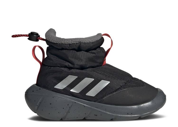 حذاء رياضي Adidas MONOFIT BOOT I 'BLACK BRIGHT RED'، باللون الأسود