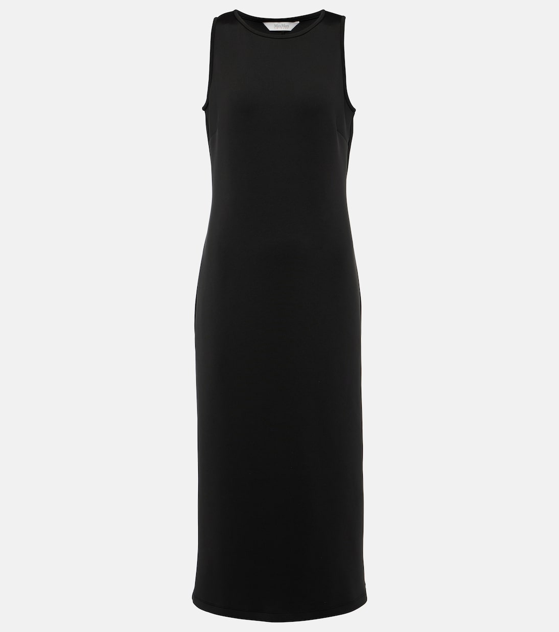 Max Mara jersey baccano midi dress, black