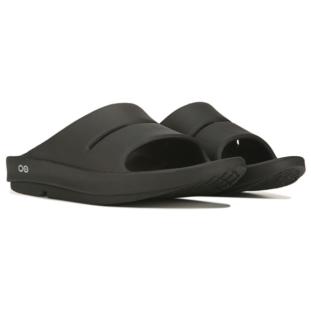 Ooahh Oofos men's flip-flops, black