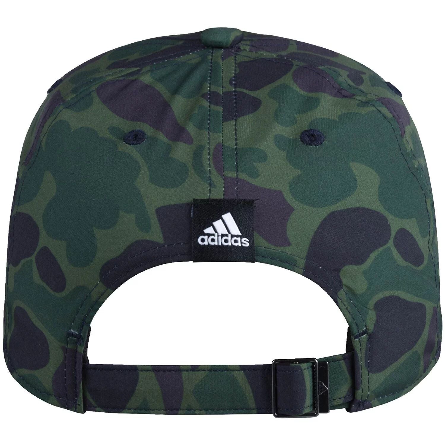 قبعة adidas Camo GA Tech العسكرية الصفراء المترهلة للرجال باللون الأخضر الفاتح القابلة للتعديل