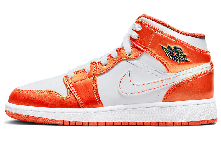 Jordan 1 Mid Metallic Orange (GS)