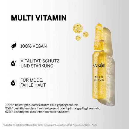 Multivitamin serum concentrate in ampoules for the face with vitamin E 7x2 ml - entering the market in 2022. , Babor