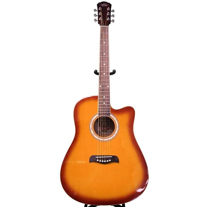 جيتار أكوستيك أوسكار شميدت OD45CTSPAK Dreadnought مع حقيبة حفلات موسيقية، Tobacco Sunburst