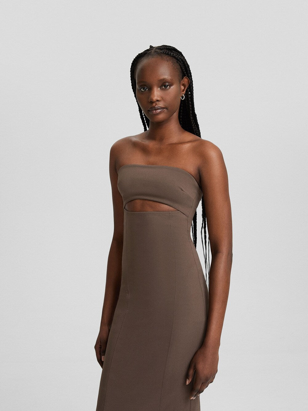 Bershka dress, brown