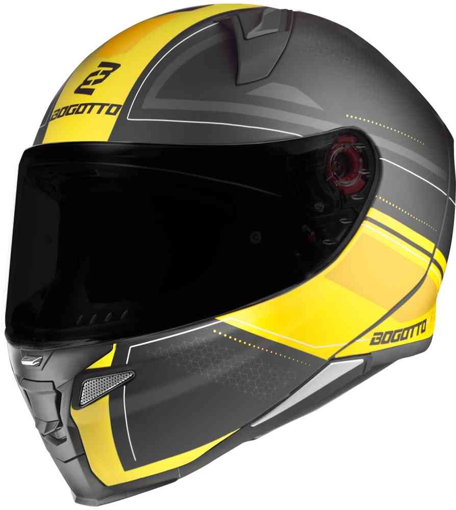 FF110 Ash Bogotto helmet, matte black/yellow